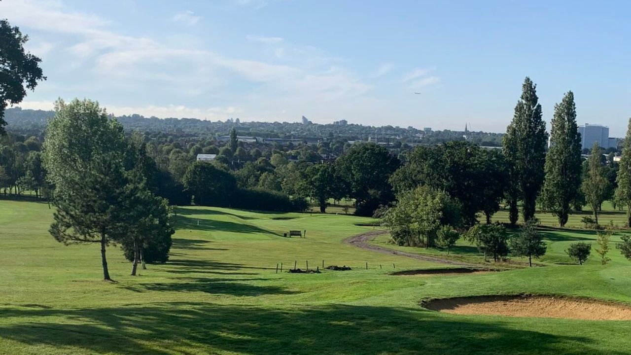Aerial view of Ealing Golf Club